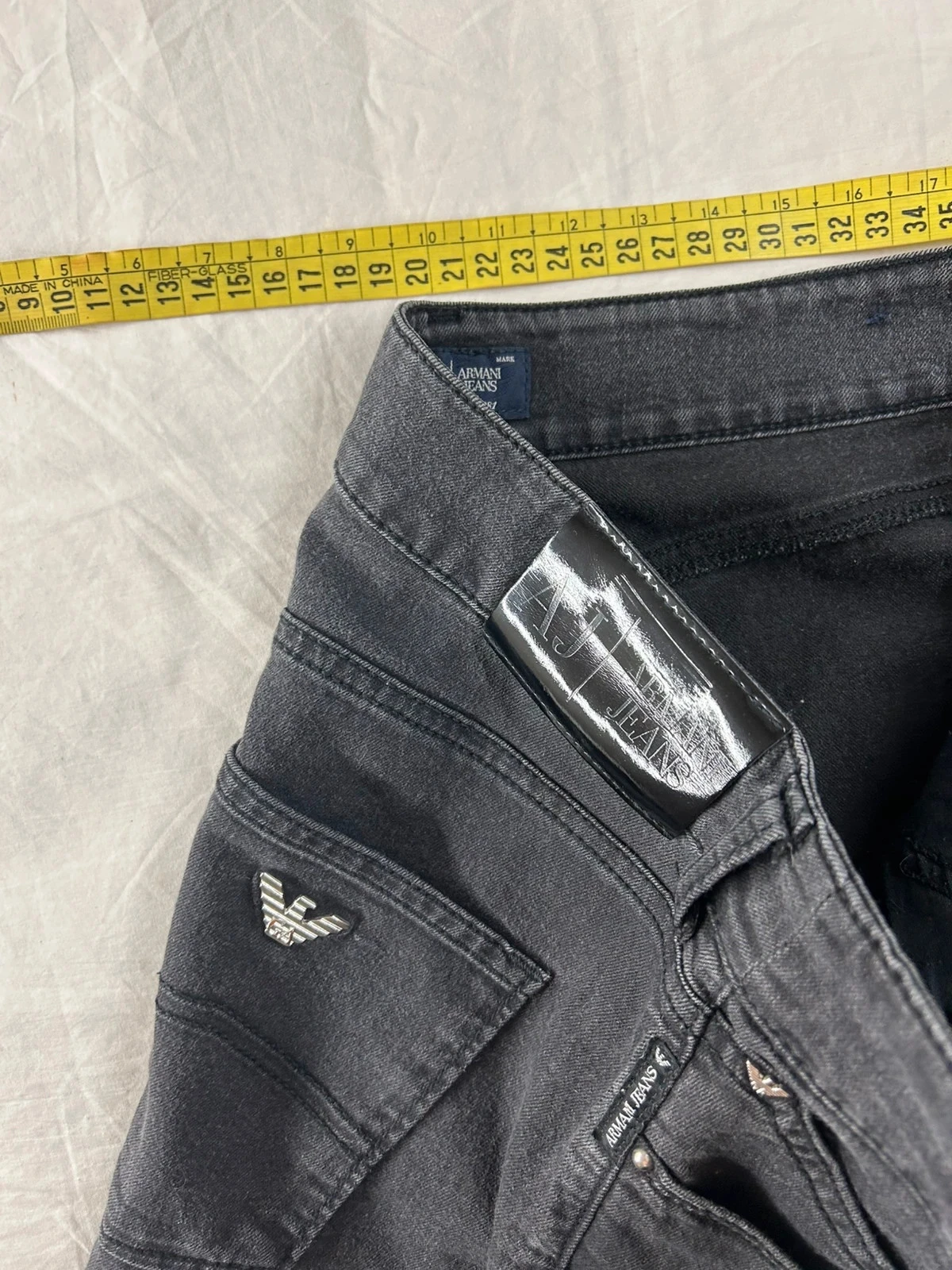 Grijze skinny jean armani jeans maat 32 us – photo 10